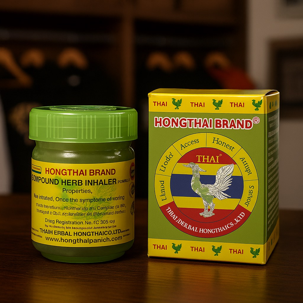 Inhalador Hierbas Tailandesas Hong Thai verde