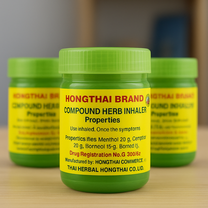 Inhalador Hierbas Tailandesas Hong Thai verde
